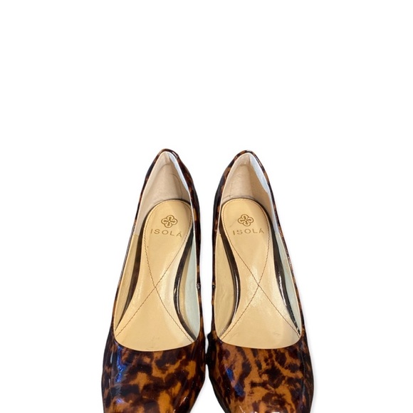 Isola Patent Tortoise 3”Heel Rounded Toe - Picture 3 of 6